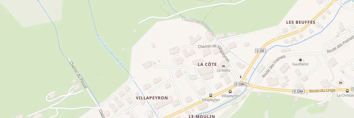 Plan du 110 Rte de Pré la Joux à Châtel
