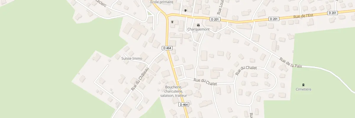 Plan du 27 Grande rue à Charquemont