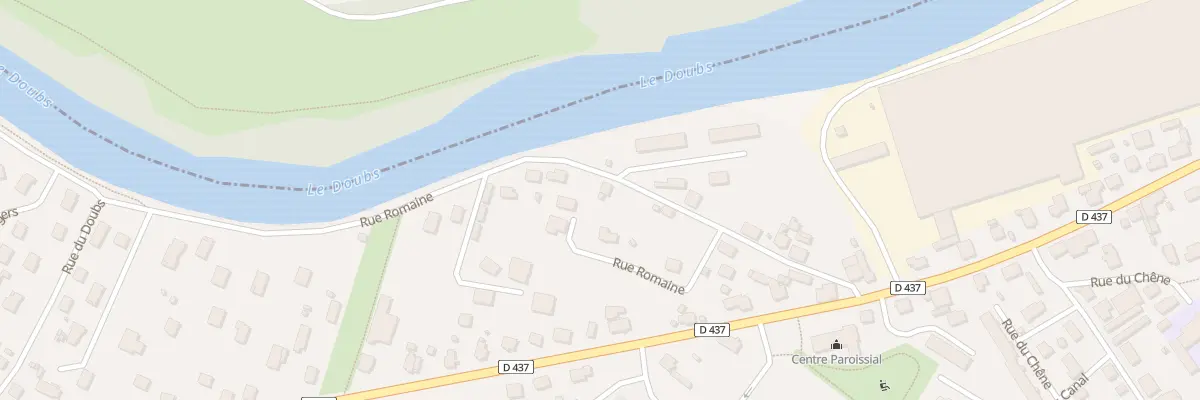 Plan du 13 Rue Romaine à Mandeure
