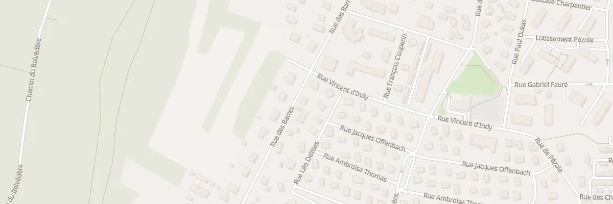 Plan du 51 Rue des Barres à Valentigney