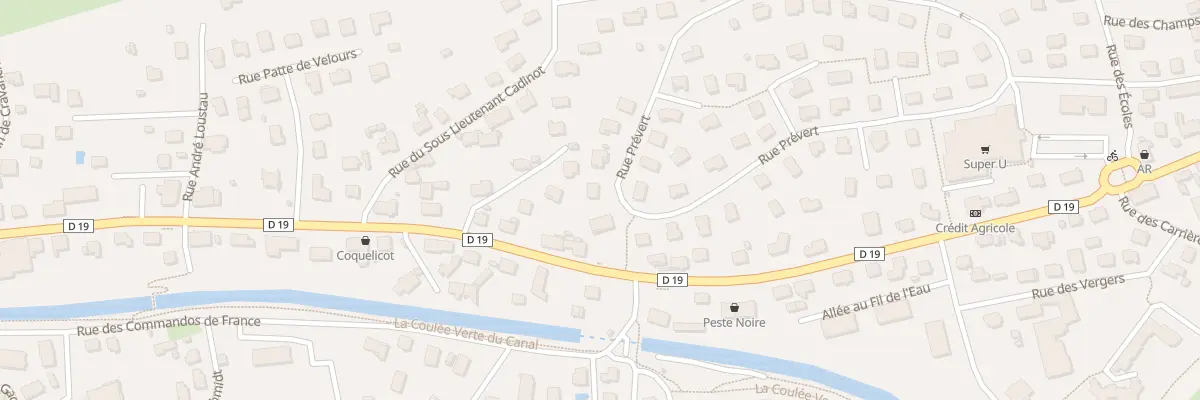 Plan du 33 Rue Prevert à Essert