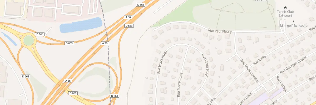 Plan du 41 Rue Victor Hugo à Exincourt