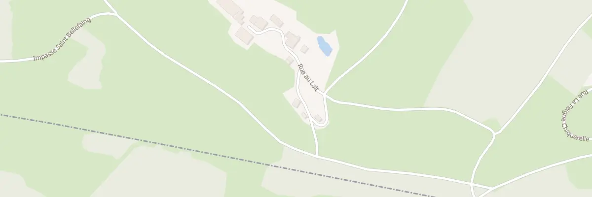Plan du 2 Au Lait à La Chapelle-devant-Bruyères