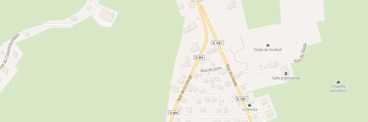 Plan du 101 Rue de la Vierge à Charquemont