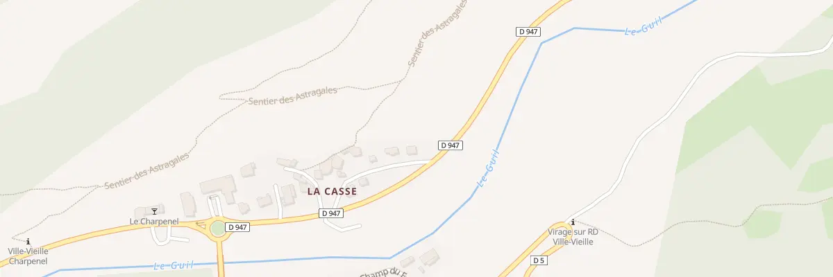Plan du 125 Rte de Saint-André à Château-Ville-Vieille