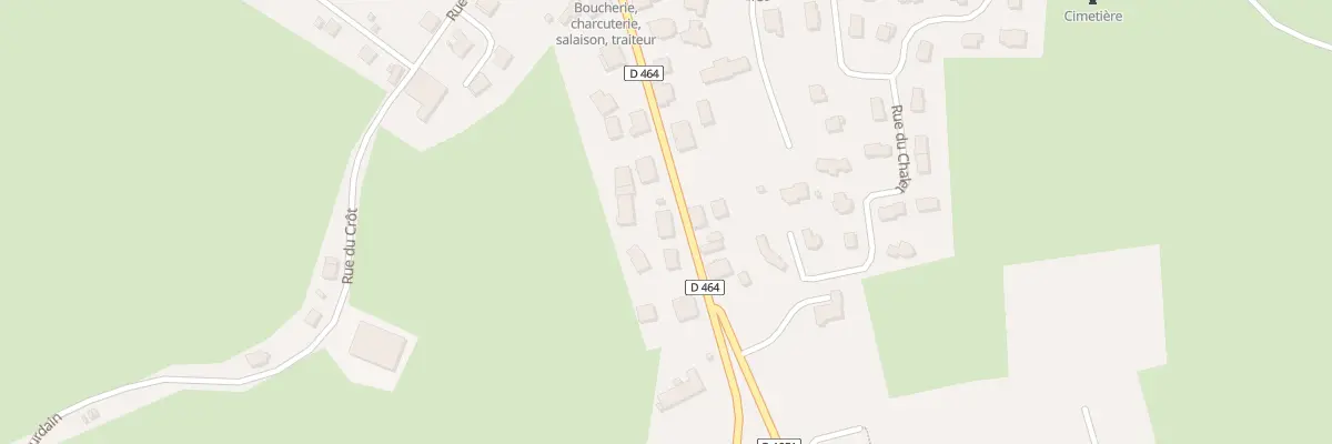Plan du 54 Grande rue à Charquemont