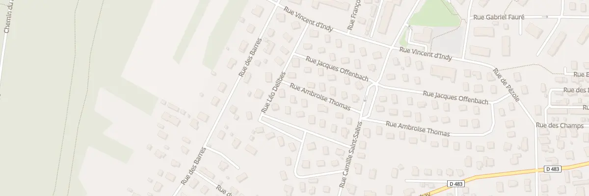 Plan du 41 Rue Ambroise Thomas à Valentigney