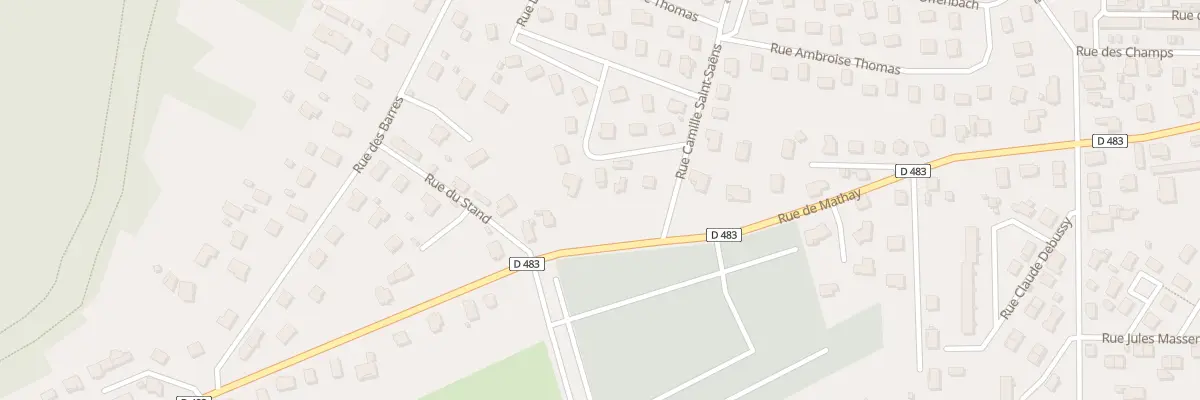 Plan du 3 Rue Adolphe Adam à Valentigney