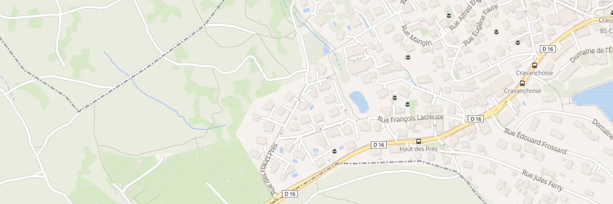 Plan du 15 Rue des Hauts Pres à Cravanche