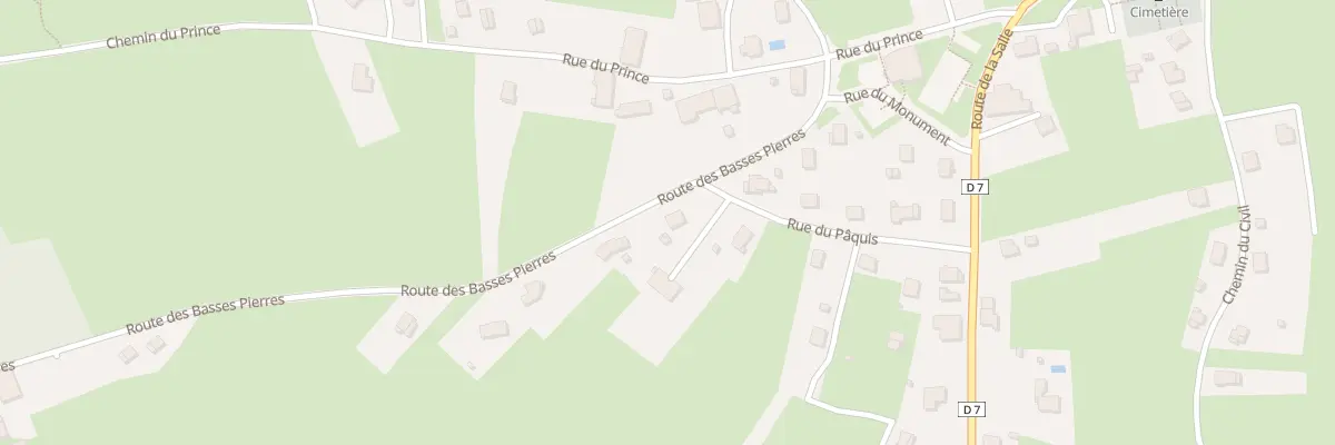 Plan du 301 Rte des Basses Pierres à Saint-Remy