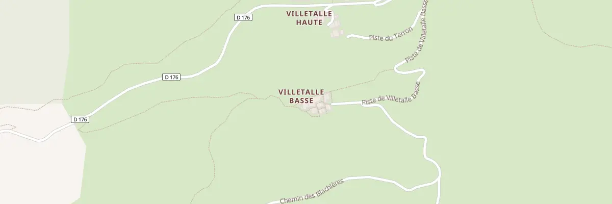 Plan du 5030 Villetalle Basse à Sauze