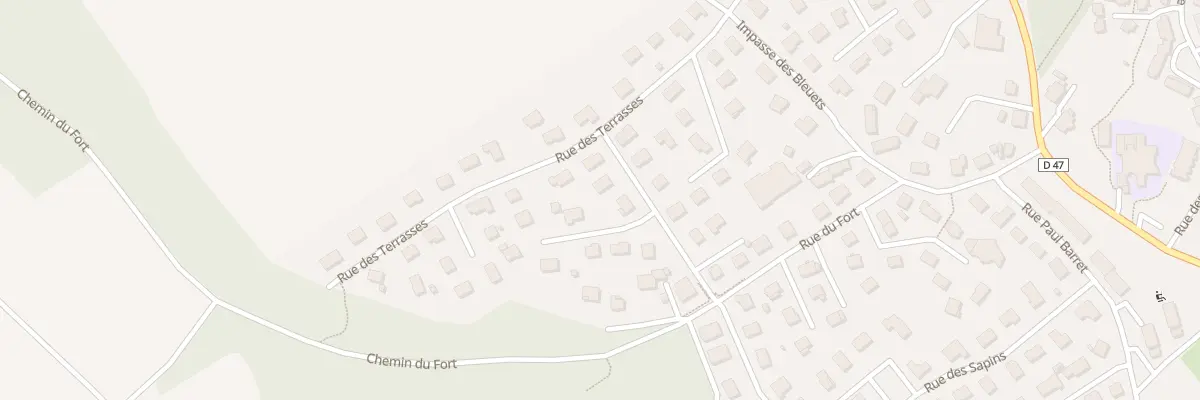 Plan du 2 Rue des Violettes à Bavilliers