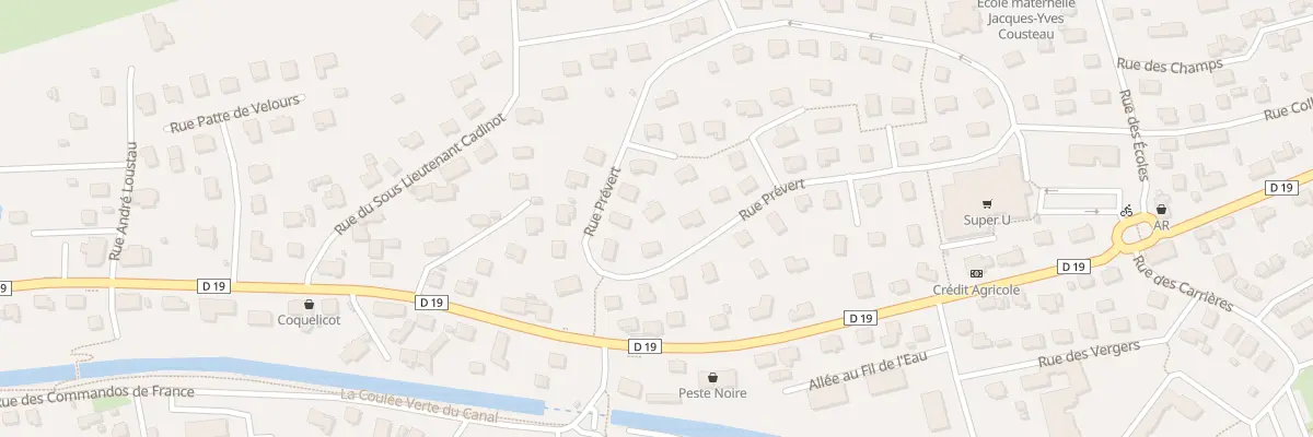 Plan du 20 Rue Prevert à Essert