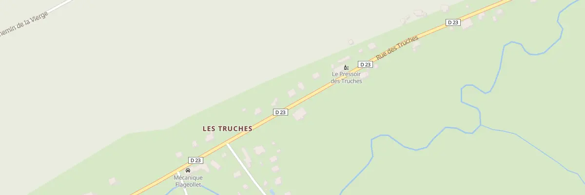 Plan du 39 Rue des Truches à Rochesson
