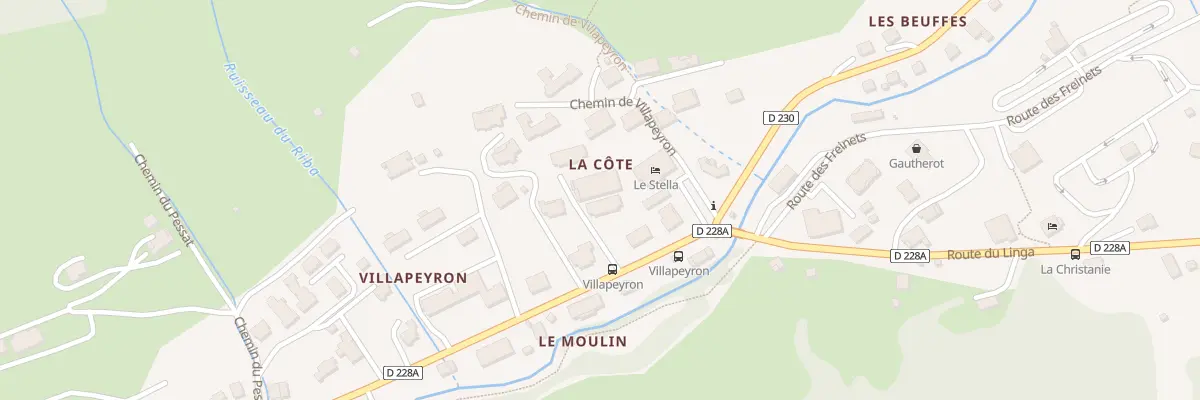 Plan du 82 Rte de Pré la Joux à Châtel