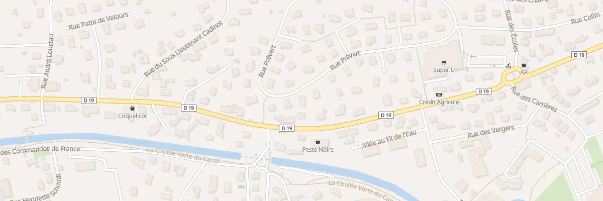 Plan du 25 Rue Prevert à Essert