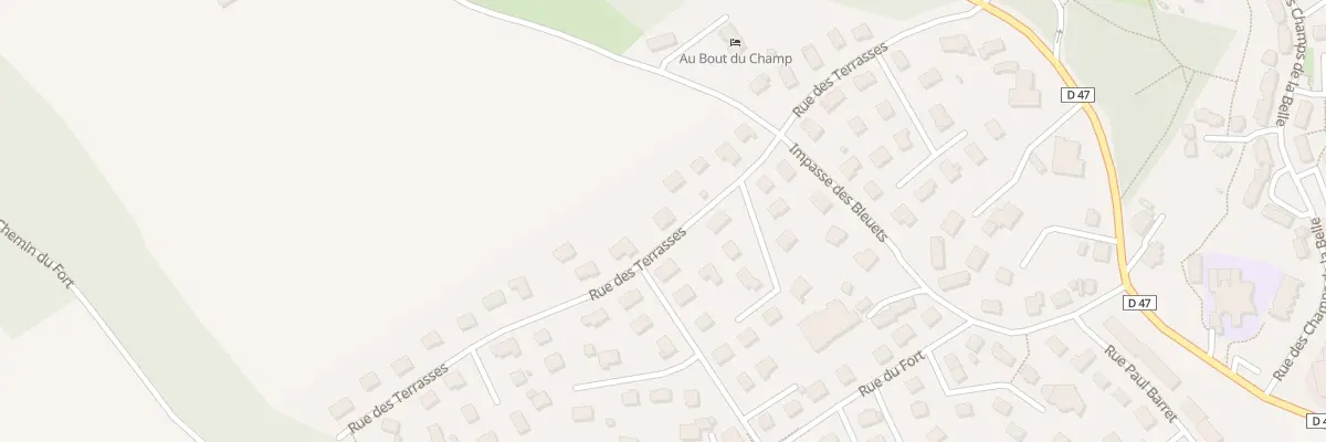 Plan du 20 Rue des Terrasses à Bavilliers