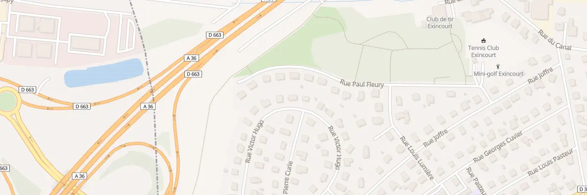 Plan du 49 Rue Victor Hugo à Exincourt