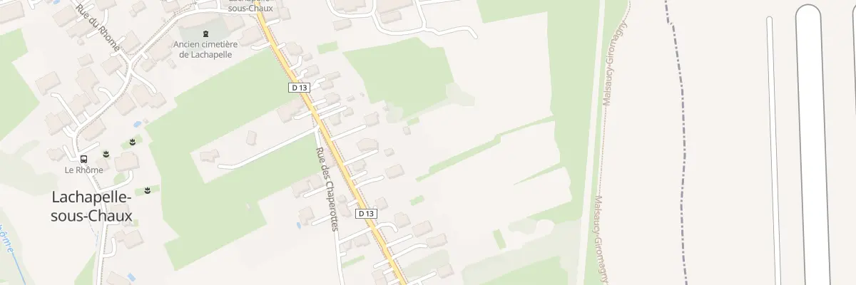 Plan du 11 Rue de la Gare à Lachapelle-sous-Chaux