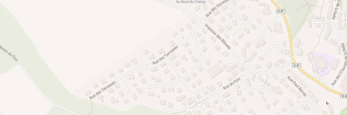 Plan du 9 Rue des Terrasses à Bavilliers