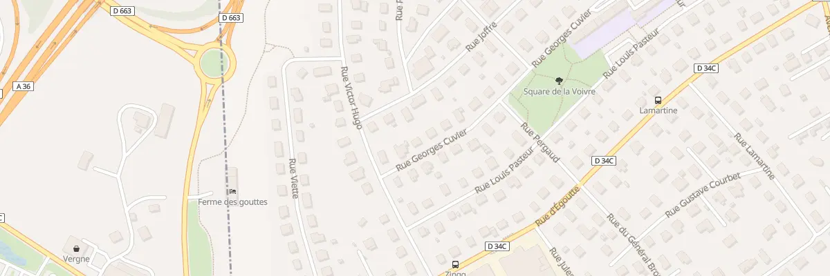 Plan du 50 Rue Georges Cuvier à Exincourt