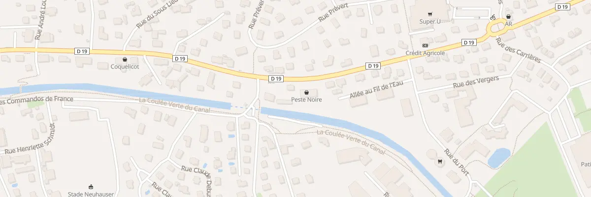 Plan du 59 Rue du Gal de Gaulle à Essert