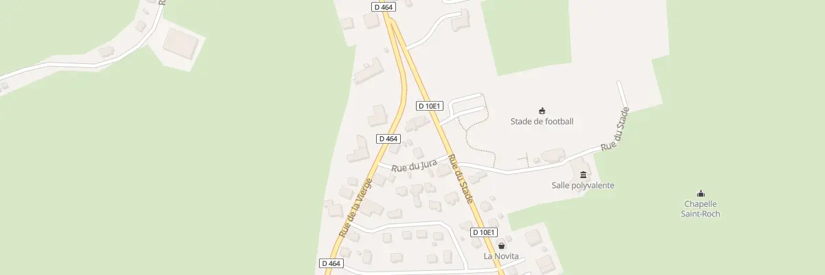 Plan du 1 Rue de la Vierge à Charquemont