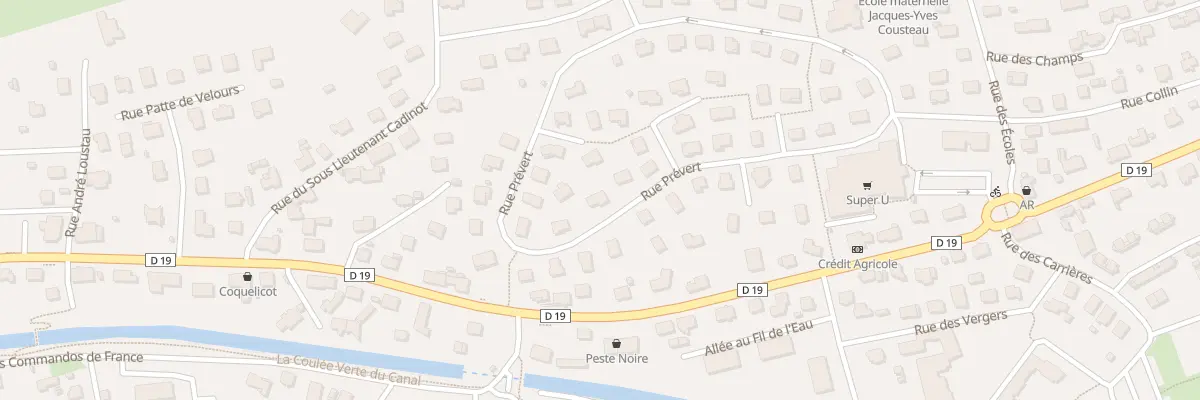 Plan du 18 Rue Prevert à Essert