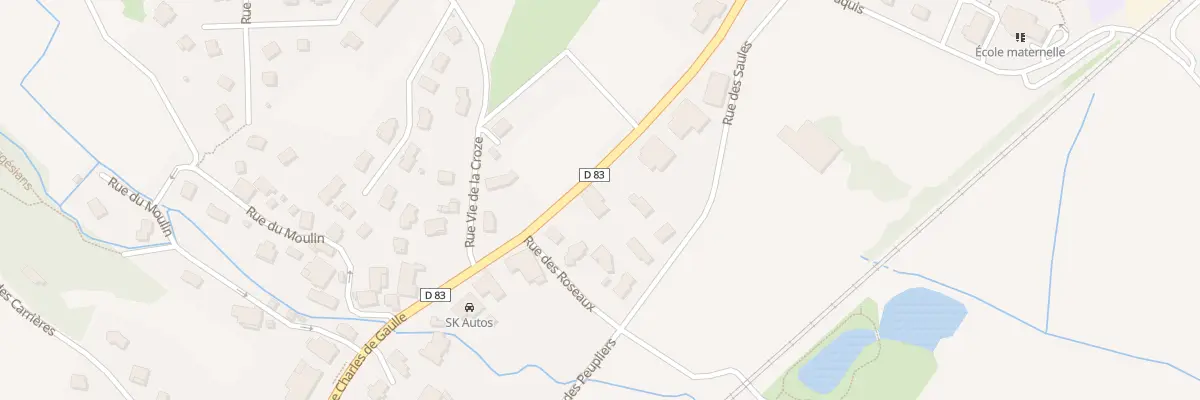 Plan du 9 Rue Charles de Gaulle à Argiésans