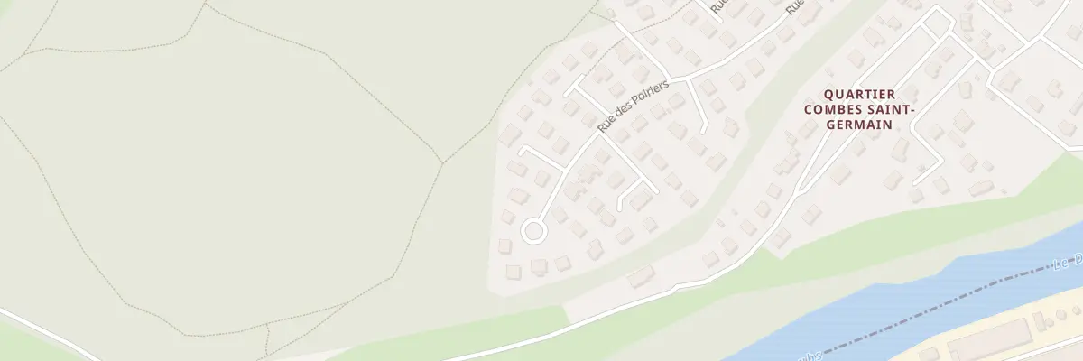 Plan du 72 Rue des Poiriers à Valentigney