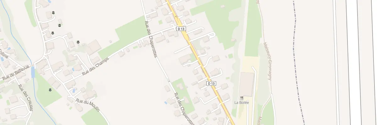 Plan du 5043 Rue de la Gare à Lachapelle-sous-Chaux