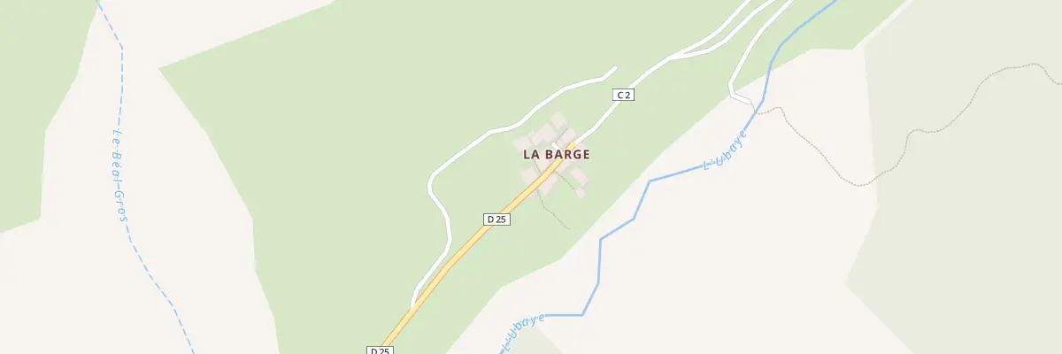 Plan du 5020 Hameau de la Barge à Saint-Paul-sur-Ubaye