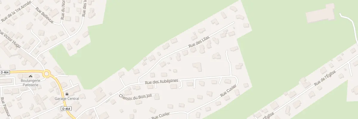 Plan du 18 Rue des Lilas à Charquemont