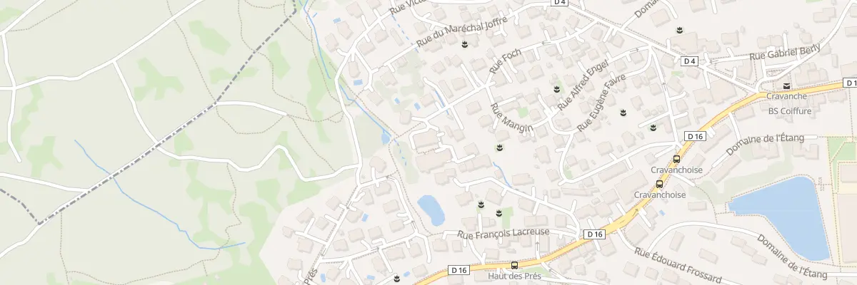 Plan du 15 Rue Foch à Cravanche