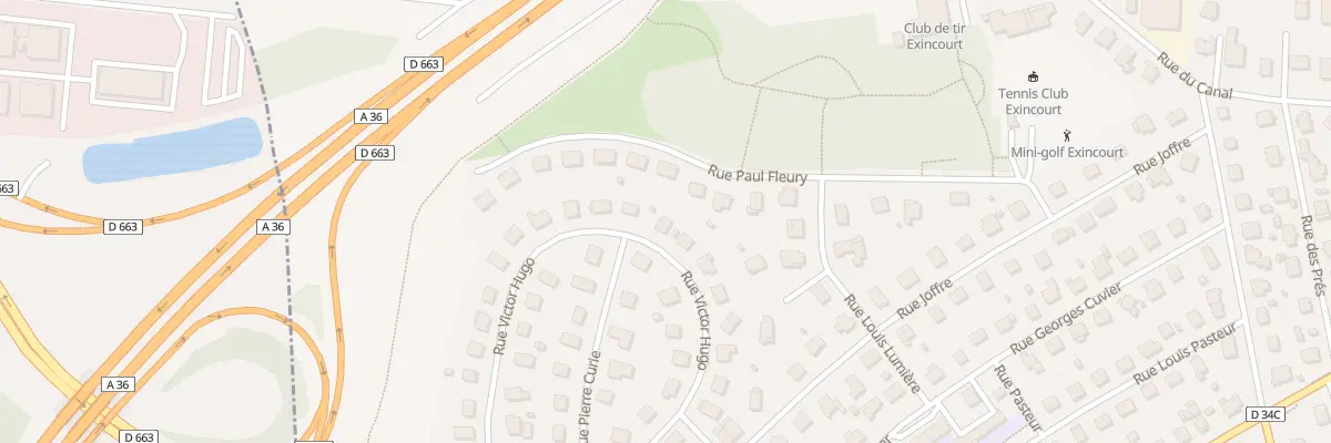 Plan du 53 Rue Victor Hugo à Exincourt