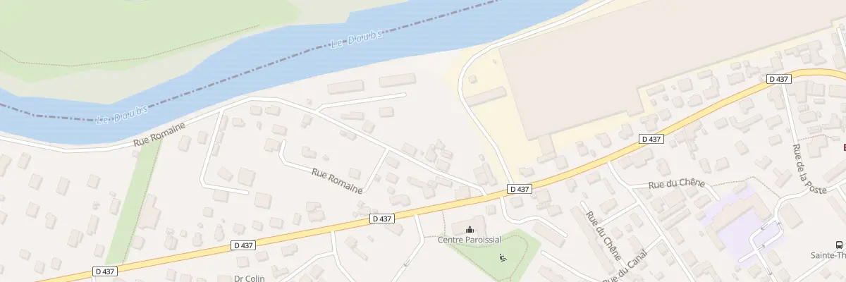 Plan du 6 Rue Romaine à Mandeure