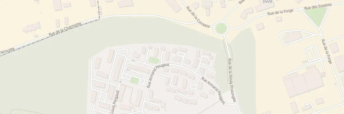 Plan du 35 Rue Armand Peugeot à Valentigney