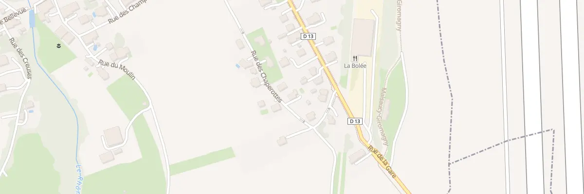 Plan du 5 Rue de Chaperottes à Lachapelle-sous-Chaux