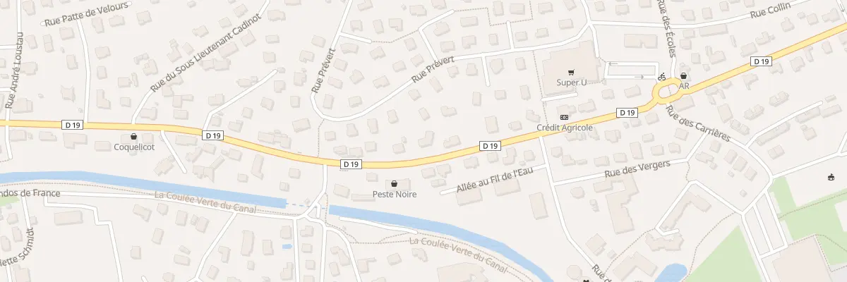 Plan du 76T Rue du Gal de Gaulle à Essert