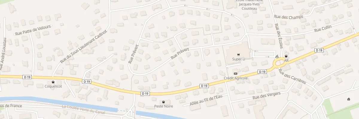 Plan du 17 Rue Prevert à Essert