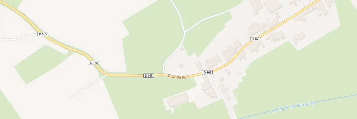 Plan du 91 Grande Rue à Ancerviller