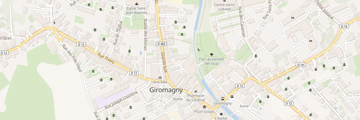 Plan du 31 Gr Grande Rue à Giromagny