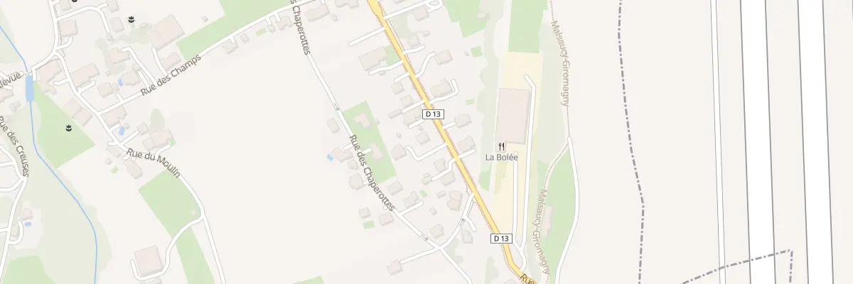 Plan du 26 Rue de la Gare à Lachapelle-sous-Chaux