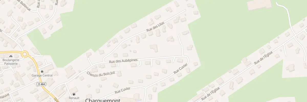 Plan du 9 Rue des Aubépines à Charquemont