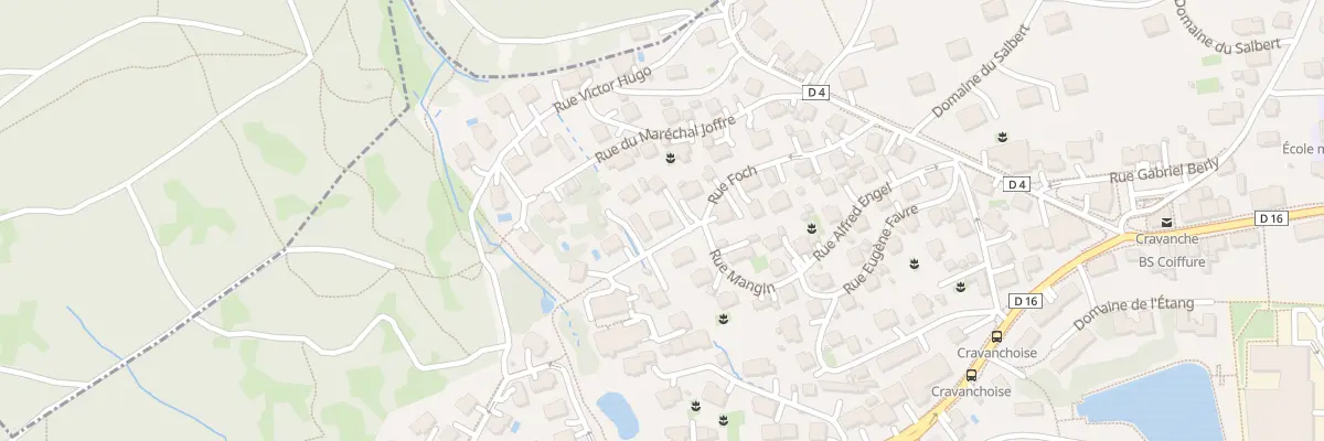 Plan du 8 Rue Foch à Cravanche