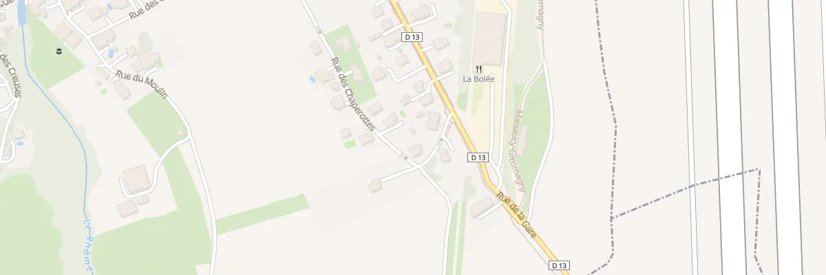 Plan du 34 Rue de la Gare à Lachapelle-sous-Chaux
