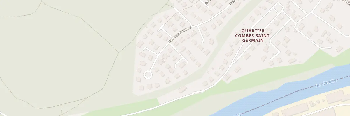 Plan du 71 Rue des Poiriers à Valentigney