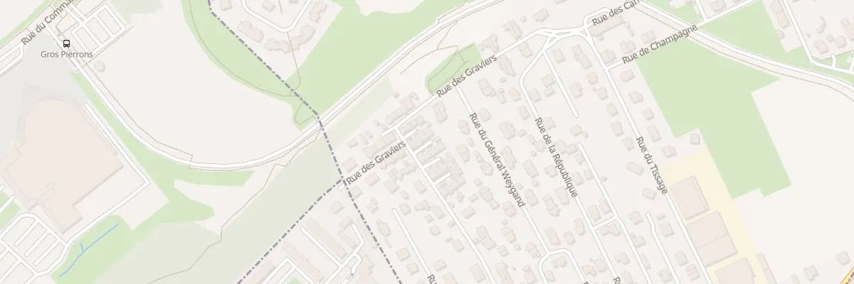 Plan du 60 Rue des Graviers à Exincourt