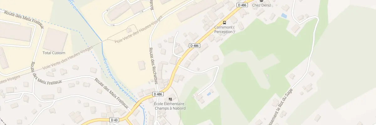 Plan du 35 Rue de la Gare à Cornimont