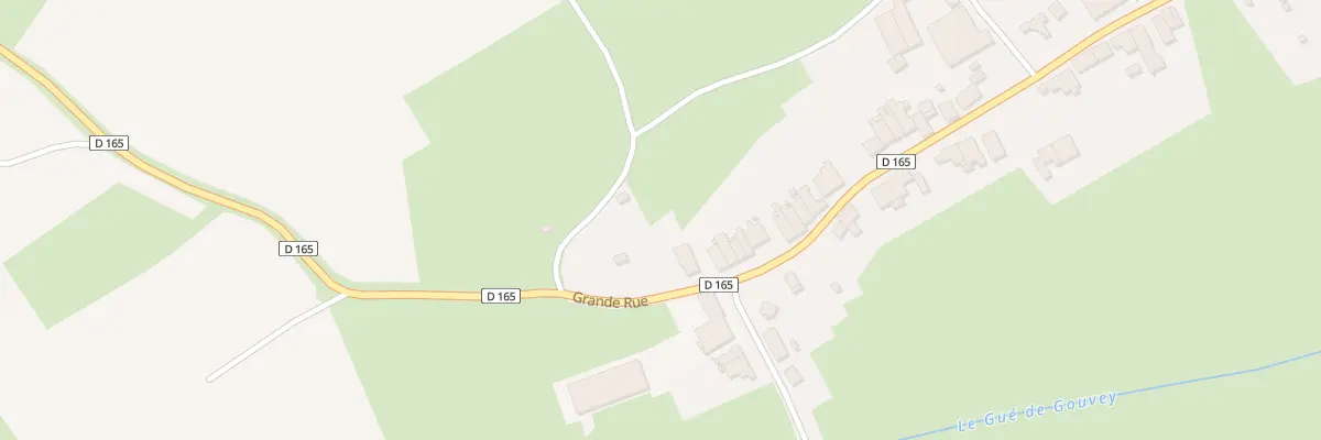 Plan du 89 Grande Rue à Ancerviller